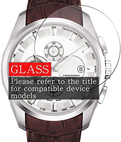 Synvy [3 Pack] מגן מסך זכוכית מחוסמת, התואם לצבא שוויצרי ויקטורינוקס 241733/241734 9h סרט מגני שעון חכם Smartwatch Smart